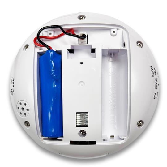 Sonic Alert Sonic Shaker SBP200 Vibrating Travel Alarm Clock | White