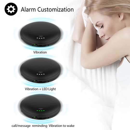 iLuv SmartShaker3 Vibration Bed Shaker Bluetooth Alarm Clock | Black