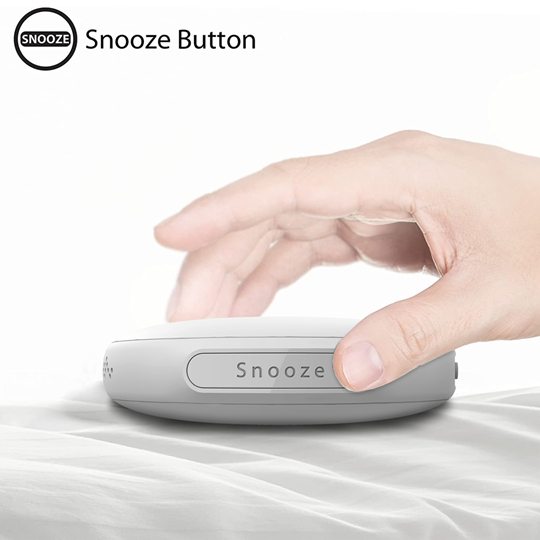 iLuv SmartShaker3 Vibration Bed Shaker Bluetooth Alarm Clock | White