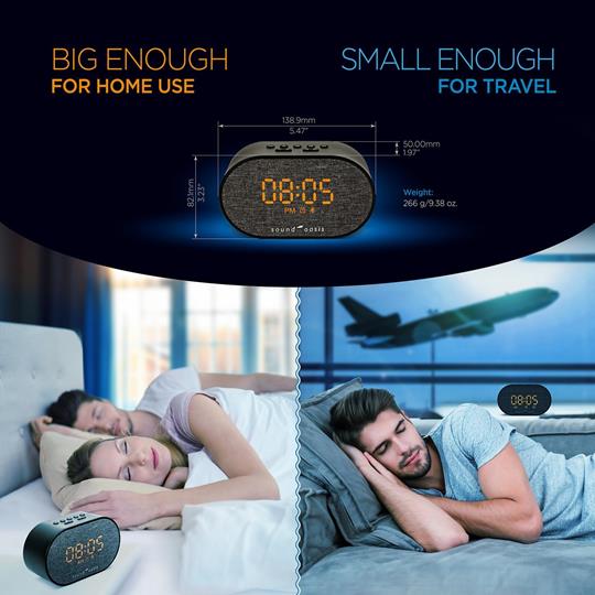 Sound Oasis BST-150T Tinnitus Sound Therapy System Alarm Clock