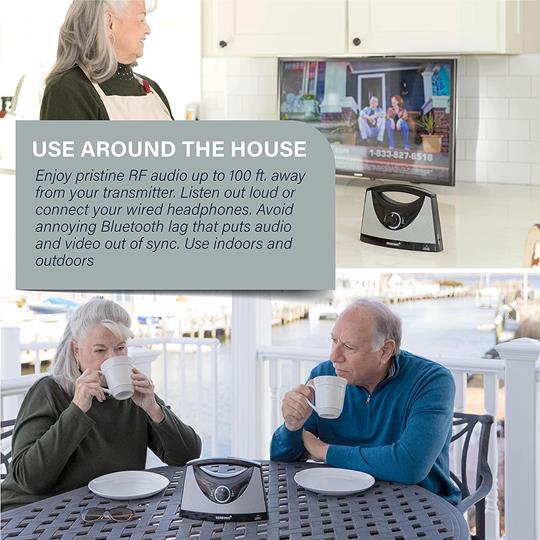 Sereonic Wireless TV Speaker | Dual Speaker Set
