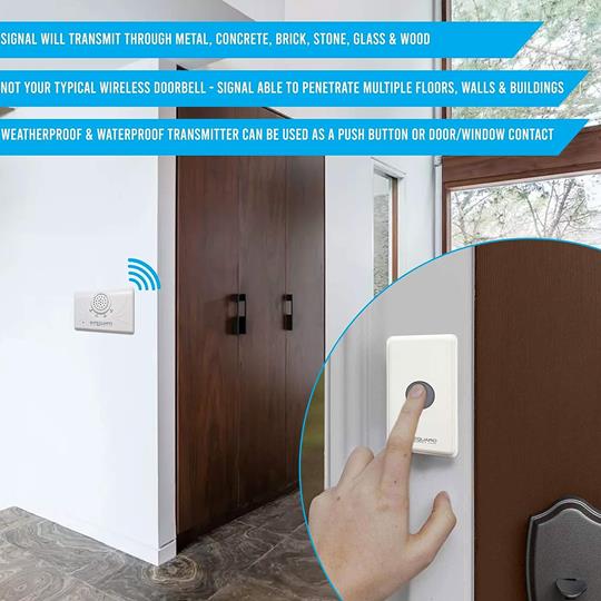 Safeguard Supply ERA Doorbell / Magnetic Sensor with Chime Receiver
