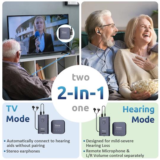Trihear Convo Hearing Amplifier with Remote Microphone