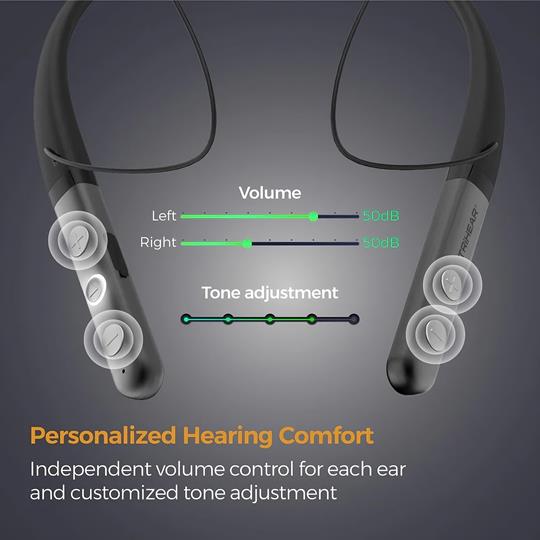 Trihear Neco Neckband Hearing Amplifier with Remote Microphone