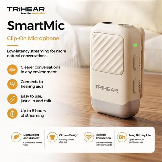 Trihear SmartMic | Wireless Smart Microphone