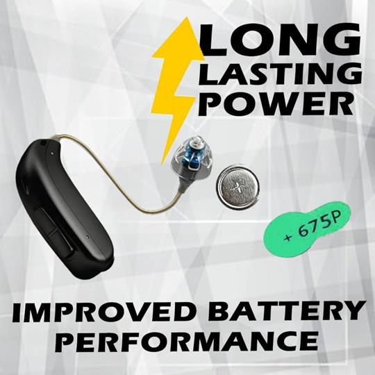 ZeniPower Scissors-Free Cochlear Implant Batteries | Size 675P (60 pack)