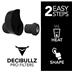 Decibullz Professional High Fidelity Earplugs | Black