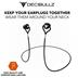 Decibullz Lanyard for Earplugs | Black