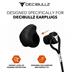 Decibullz Lanyard for Earplugs | Black