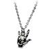 I Love You Silverplate Necklace