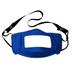 Mist Away Communication Mask with Clear, Anti-fog Window - Blue