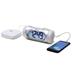 Krown Visual VibeAlert Alarm Clock with Bed Shaker