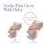 Owlet Dream Sock | Smart Baby Monitor | Dusty Rose