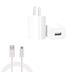 SquareGlow Micro USB Cable + Wall Charger Adapter