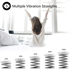 iLuv SmartShaker3 Vibration Bed Shaker Bluetooth Alarm Clock | White