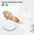 iLuv SmartShaker3 Vibration Bed Shaker Bluetooth Alarm Clock | White